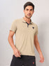 Men Self Design Slim Fit Polo T-shirt with AIRTEX STRIPES (Pack of 2)