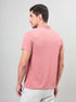 Men Self Design Slim Fit Polo T-shirt with AIRTEX STRIPES