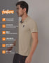 Men Self Design Slim Fit Polo T-shirt with AIRTEX STRIPES