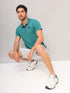 Men Self Design Slim Fit Polo T-shirt with AIRTEX STRIPES