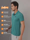 Men Self Design Slim Fit Polo T-shirt with AIRTEX STRIPES