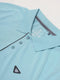 Men Self Design Slim Fit Polo T-shirt with MATPIQ