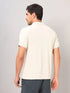 Men Self Design Slim Fit Polo T-shirt with MATPIQ