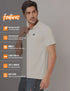 Men Self Design Slim Fit Polo T-shirt with MATPIQ