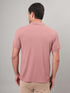 Men Self Design Slim Fit Polo T-shirt with MATPIQ (Pack of 2)