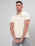 Men Self Design Slim Fit Polo T-shirt with MATPIQ (Pack of 2)