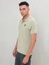Men Self Design Slim Fit Polo T-shirt with MATPIQ