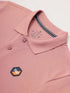 Men Self Design Slim Fit Polo T-shirt with MATPIQ