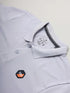 Men Self Design Slim Fit Polo T-shirt with MATPIQ