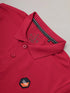 Men Self Design Slim Fit Polo T-shirt with MATPIQ