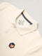 Men Self Design Slim Fit Polo T-shirt with MATPIQ