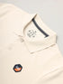 Men Self Design Slim Fit Polo T-shirt with MATPIQ