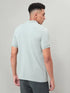 Men Self Design Slim Fit Polo T-shirt with MATPIQ