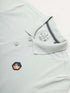 Men Self Design Slim Fit Polo T-shirt with MATPIQ