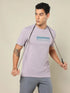 Men Printed Regular Fit Crew Neck T-shirt with TECHNO COOL+