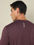 Men Printed Regular Fit Crew Neck T-shirt with TECHNO COOL+