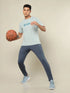 Men Printed Regular Fit Crew Neck T-shirt with TECHNO COOL+