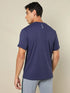 Men Printed Regular Fit Crew Neck T-shirt with TECHNO COOL+