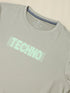 Men Printed Regular Fit Crew Neck T-shirt with TECHNO COOL+