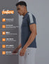 Men Colorblock Slim Fit Polo T-shirt with MATPIQ