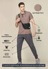 Men Colorblock Slim Fit Polo T-shirt with MATPIQ