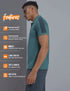 Men Colorblock Slim Fit Polo T-shirt with MATPIQ