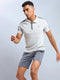 Men Colorblock Slim Fit Polo T-shirt with MATPIQ