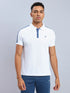 Men Colorblock Slim Fit Polo T-shirt with MATPIQ