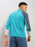 Men Colorblock Slim Fit Polo T-shirt with TECHNO COOL+
