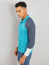 Men Colorblock Slim Fit Polo T-shirt with TECHNO COOL+