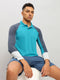 Men Colorblock Slim Fit Polo T-shirt with TECHNO COOL+
