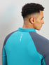 Men Colorblock Slim Fit Polo T-shirt with TECHNO COOL+