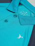 Men Colorblock Slim Fit Polo T-shirt with TECHNO COOL+