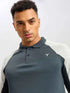 Men Colorblock Slim Fit Polo T-shirt with TECHNO COOL+