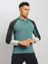 Men Colorblock Slim Fit Polo T-shirt with TECHNO COOL+