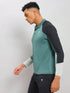 Men Colorblock Slim Fit Polo T-shirt with TECHNO COOL+