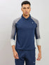 Men Colorblock Slim Fit Polo T-shirt with TECHNO COOL+