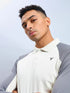 Men Colorblock Slim Fit Polo T-shirt with TECHNO COOL+