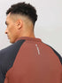 Men Colorblock Slim Fit Polo T-shirt with TECHNO COOL+