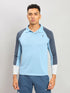 Men Colorblock Slim Fit Polo T-shirt with TECHNO COOL+