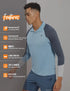 Men Colorblock Slim Fit Polo T-shirt with TECHNO COOL+