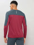 Men Colorblock Slim Fit Crew Neck T-shirt with TECHNO COOL+