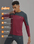 Men Colorblock Slim Fit Crew Neck T-shirt with TECHNO COOL+