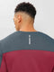 Men Colorblock Slim Fit Crew Neck T-shirt with TECHNO COOL+