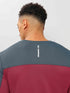 Men Colorblock Slim Fit Crew Neck T-shirt with TECHNO COOL+