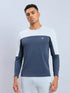 Men Colorblock Slim Fit Crew Neck T-shirt with TECHNO COOL+