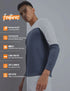Men Colorblock Slim Fit Crew Neck T-shirt with TECHNO COOL+