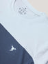 Men Colorblock Slim Fit Crew Neck T-shirt with TECHNO COOL+