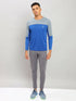 Men Colorblock Slim Fit Crew Neck T-shirt with TECHNO COOL+