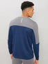 Men Colorblock Slim Fit Crew Neck T-shirt with TECHNO COOL+